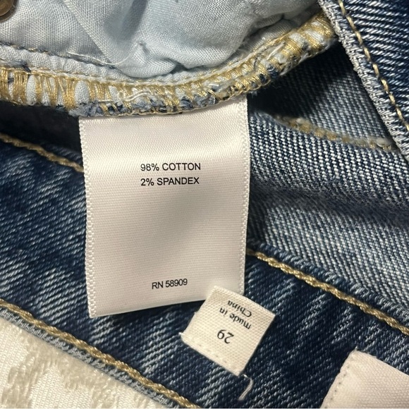 A loves A Straight Leg High Rise Jean NWT Medium Wash Size 29 - Picture 10 of 10